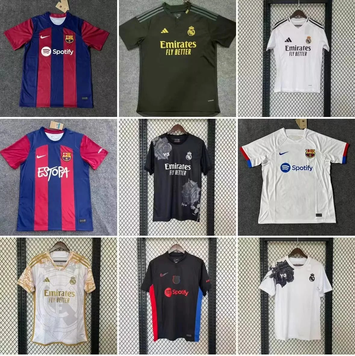 Real Madrid and Barcelona