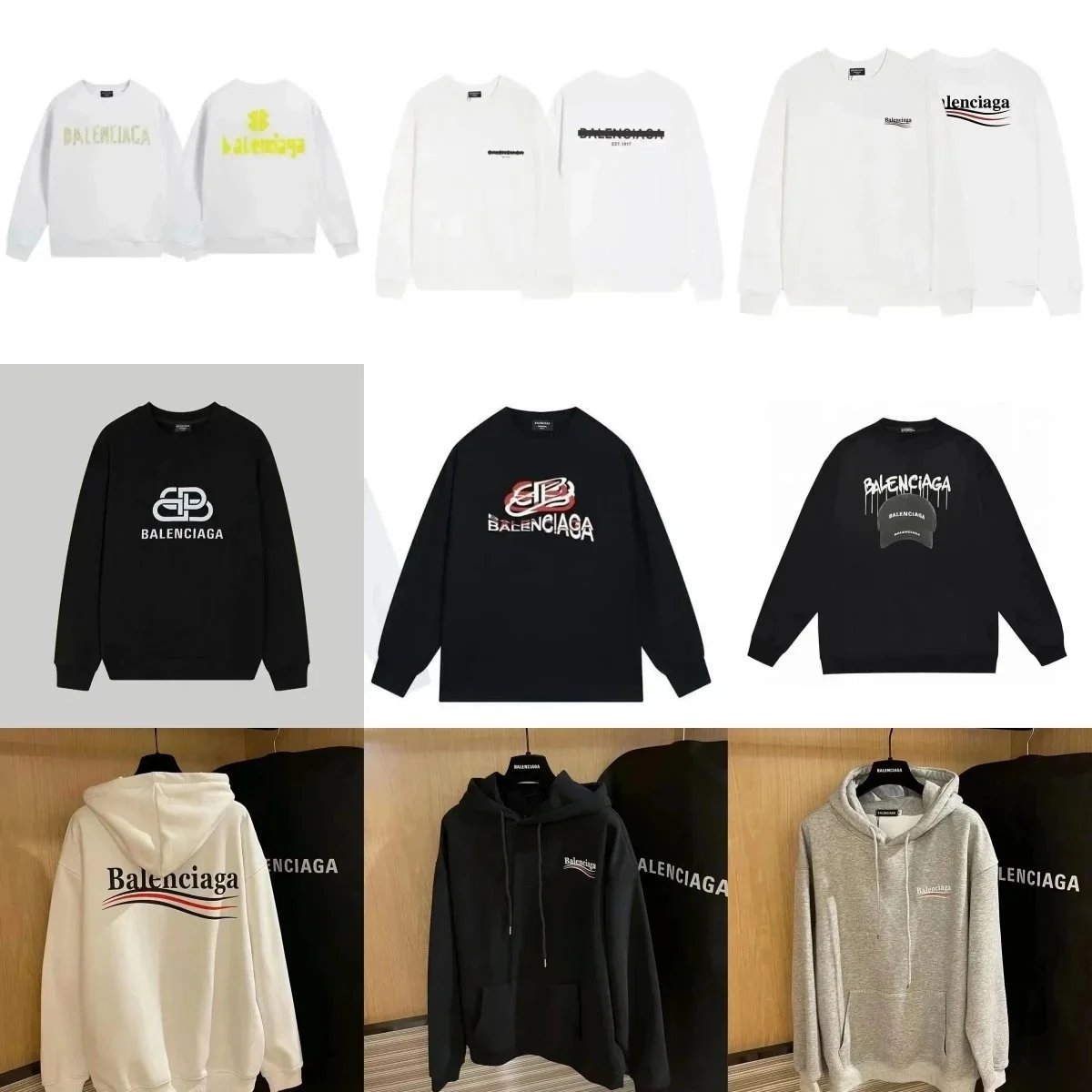 Balenciaga SweatshirtHoodie（40+ Styles）【high quality】