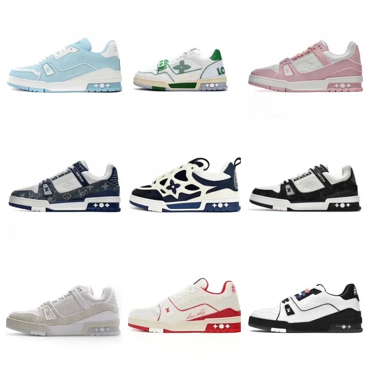  Louis vuitton sneakers LV Trainer( 30 style OG）