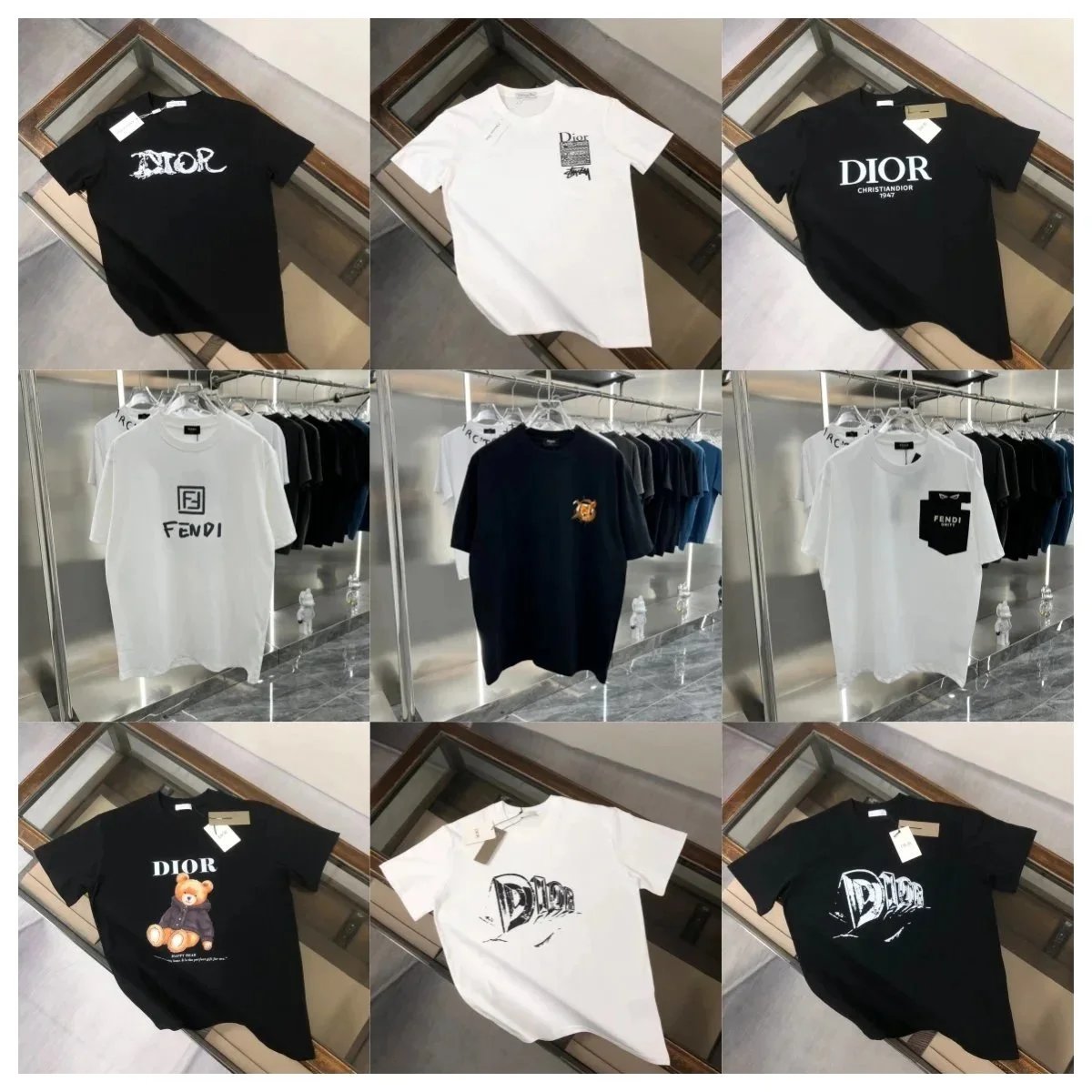 Dior T-shirt  (40 style TOP)