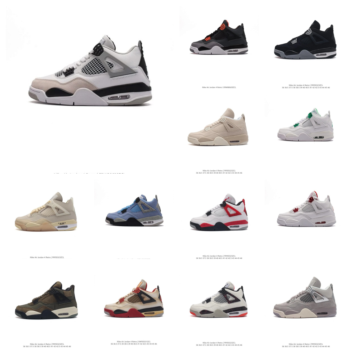 Air Jordan 4 ( 39 style OG）