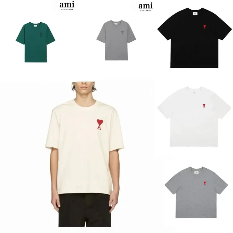  AMIRI T-shirt heart logo 