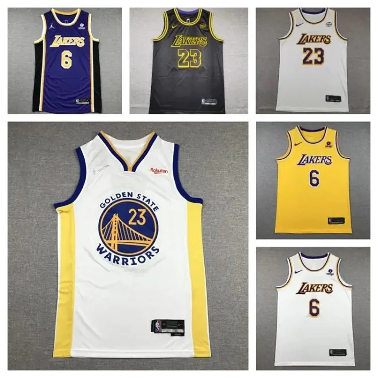 NBA Lakers Warriors Jerseys（40+）