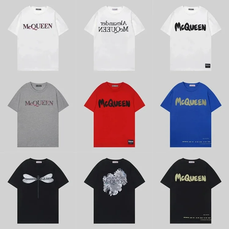 Alexander McQueen T-shirt Tee （40 Style）