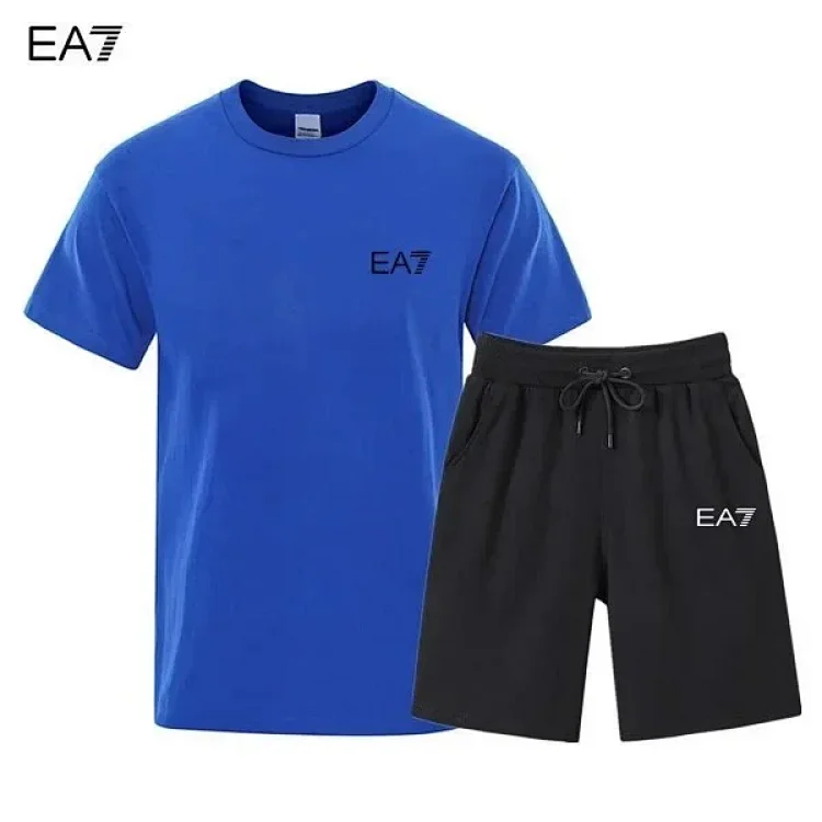  EA7 Short Sleeve Set/t-shirt/shorts