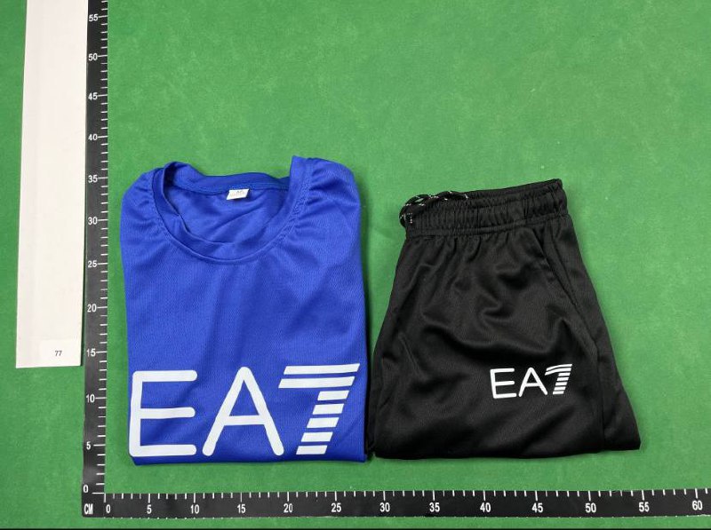  EA7 Short Sleeve Set/t-shirt/shorts