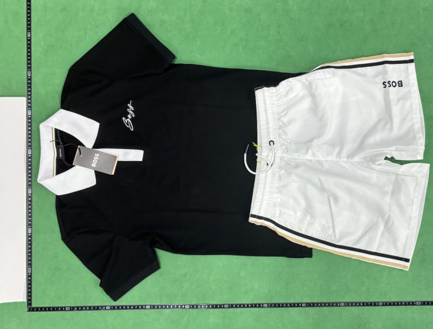 Boss Polo Shirt  Boss Shorts
