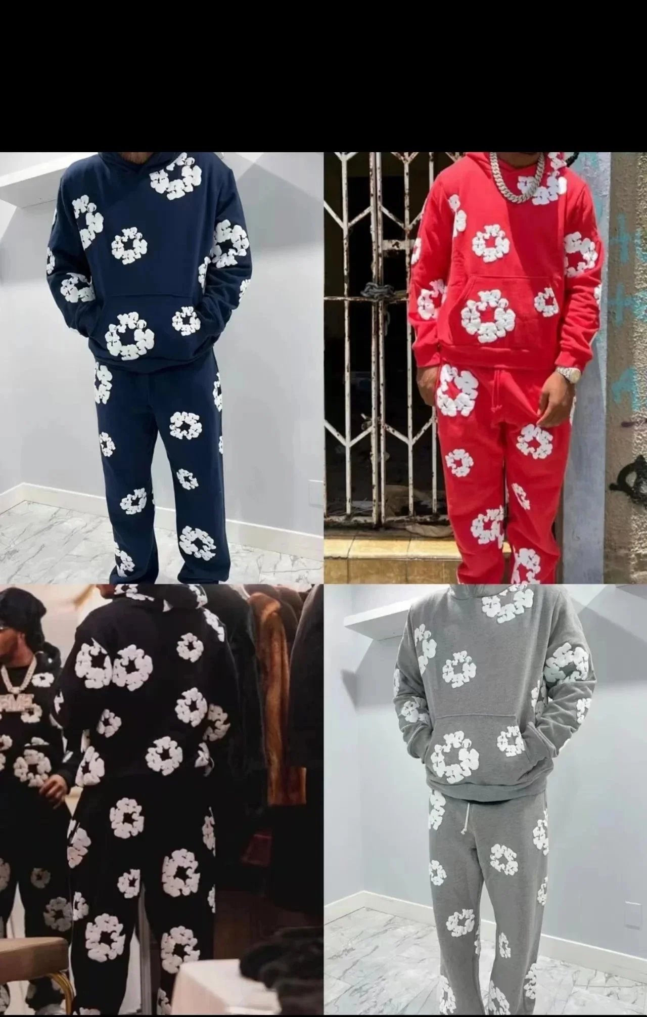 Denim Tears Hoodies Pants (25 colors) 