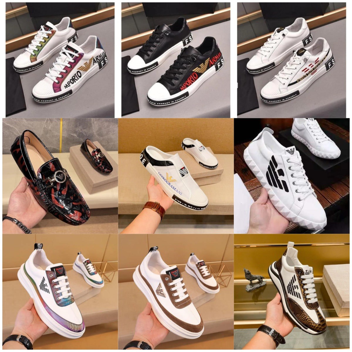  EA7 armani shoes