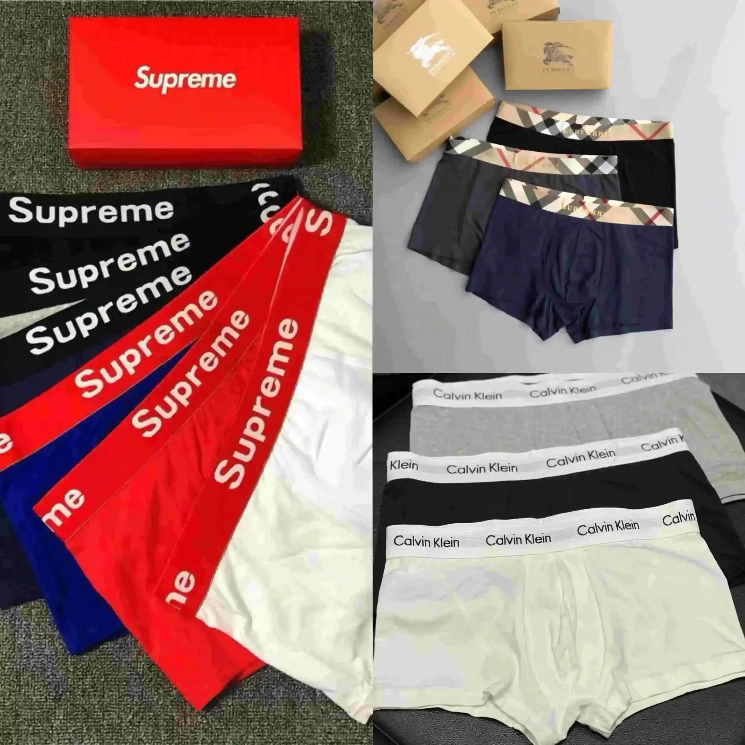 CKUnder ArmourBurberrySupreme underwear