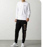 EA7 hooded suit