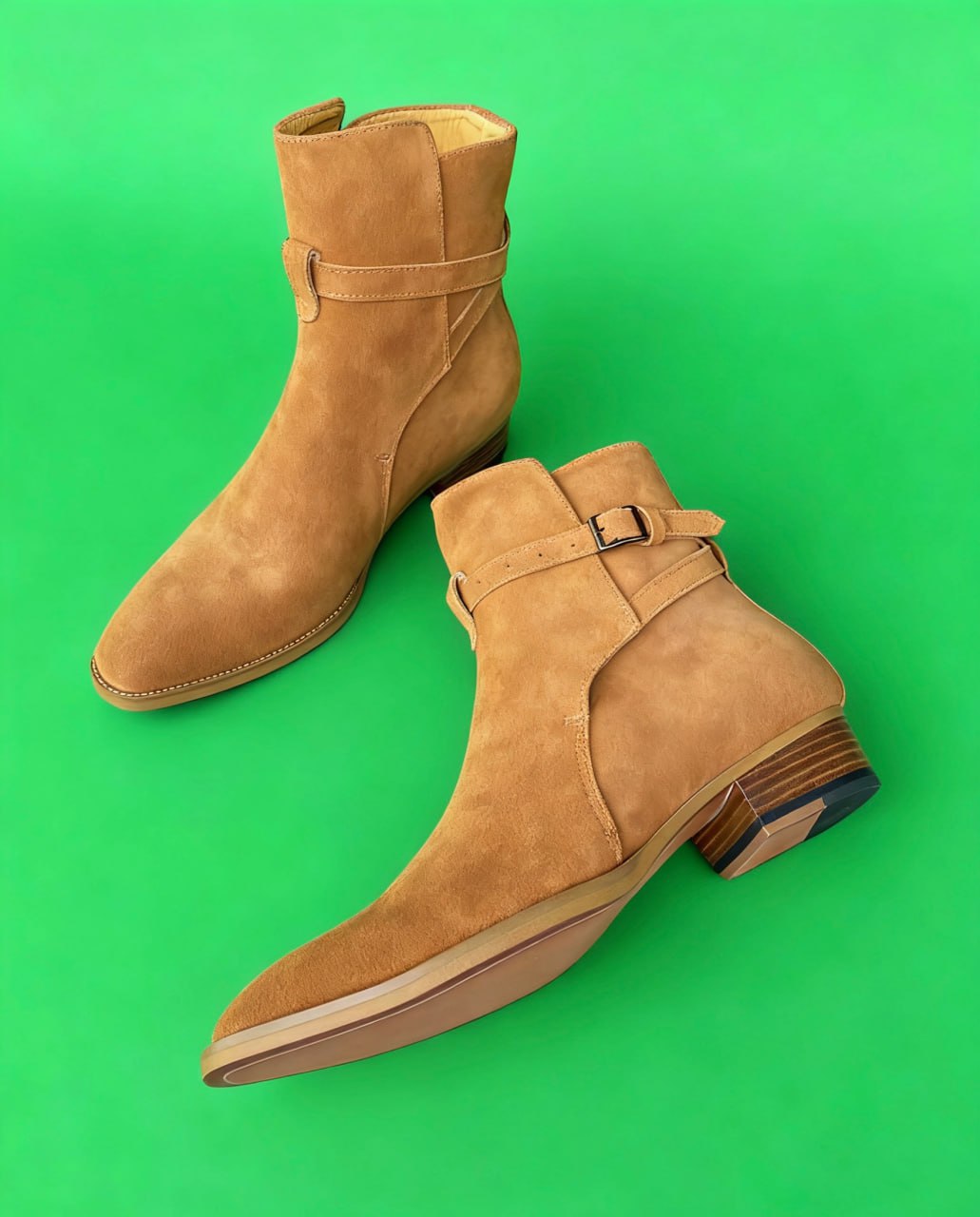 Saint Laurent pointed British boots