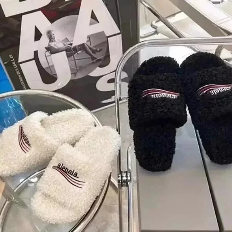 Balenciaga cotton slippers