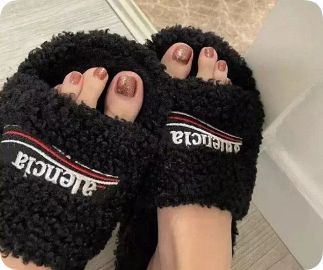 Balenciaga cotton slippers