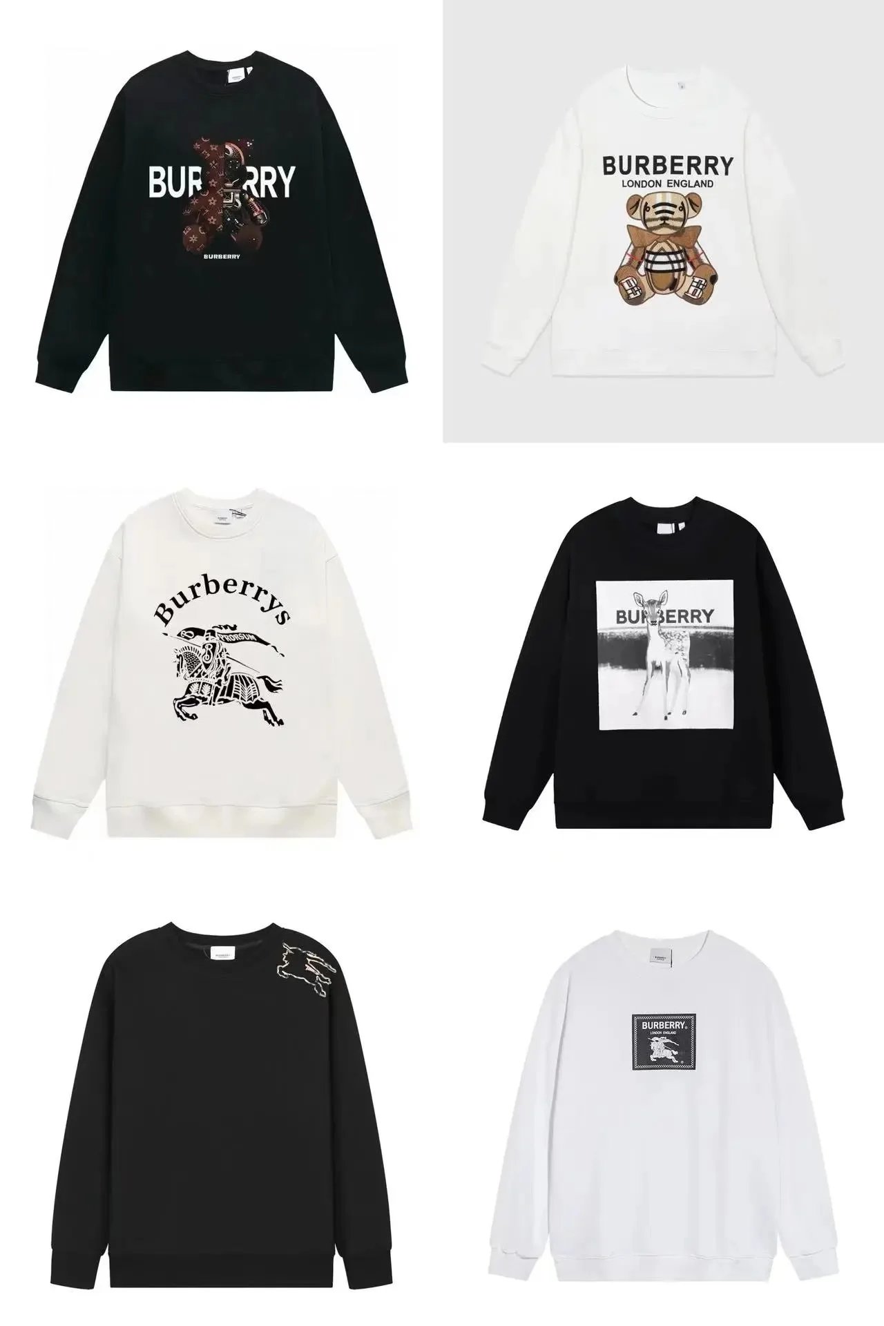  Burberry sweatshirt  ( 40 colors )