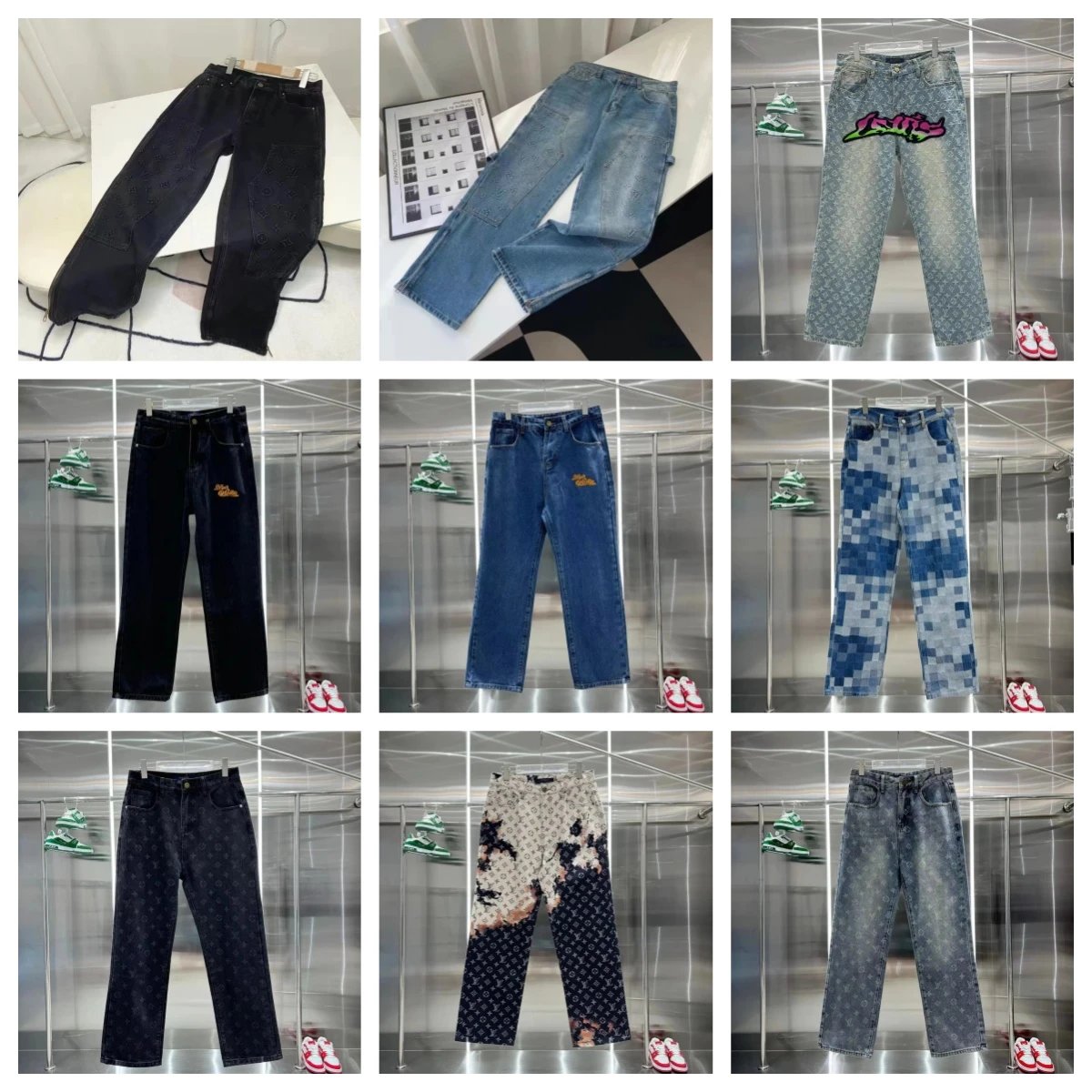 LV Louis Vuitton Jeans pants 20 + styles 