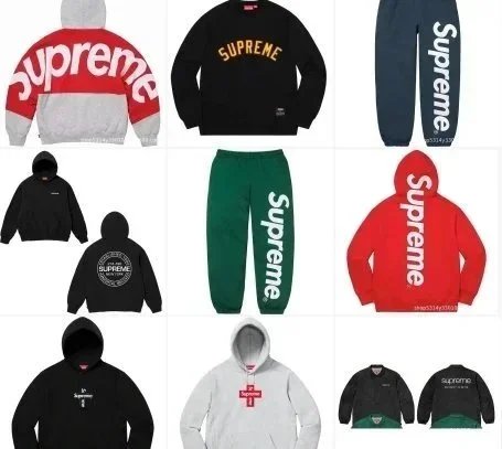 Supreme Long sleeve trousers Hoodie Set （40 styles