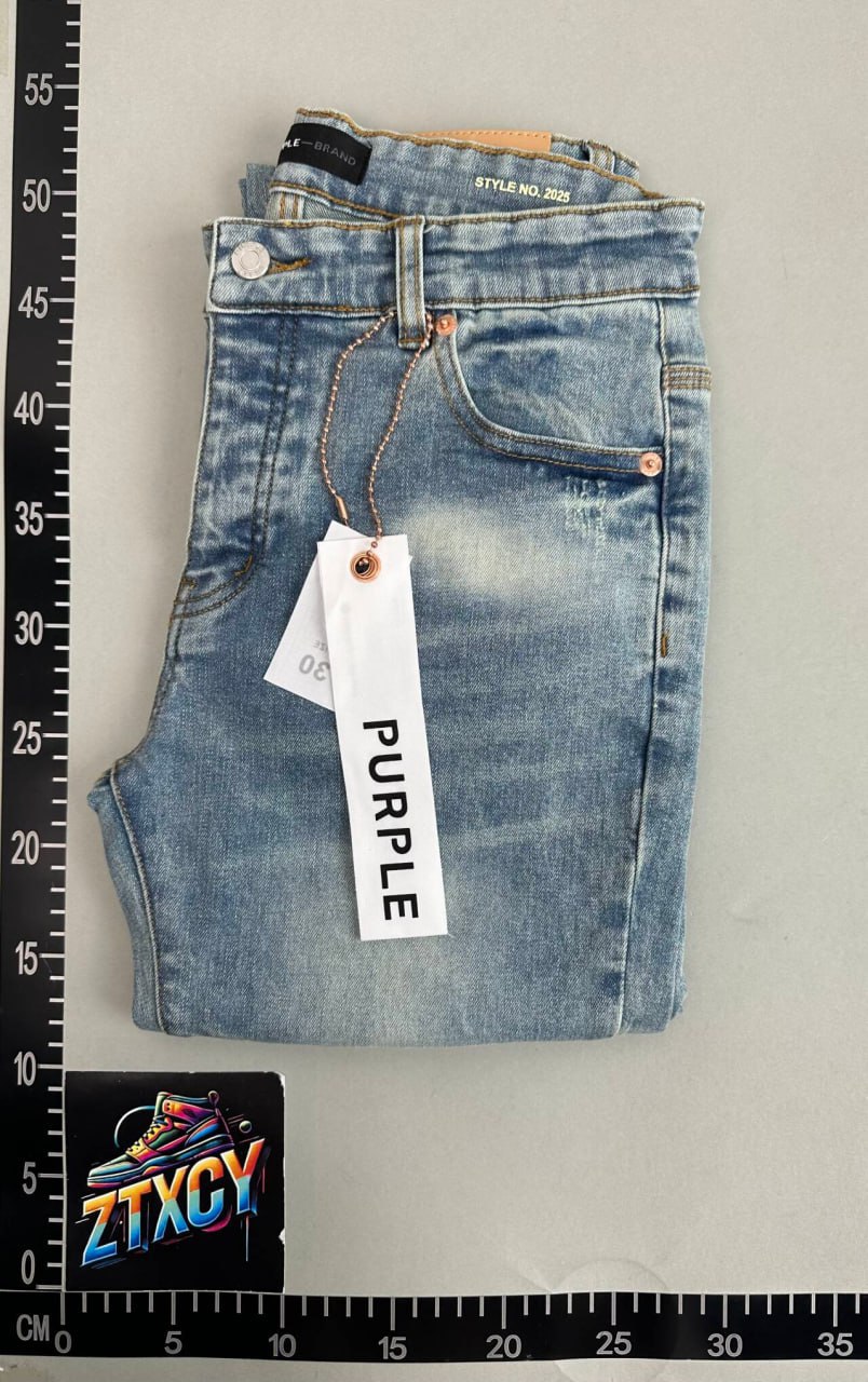 Purple jeans
