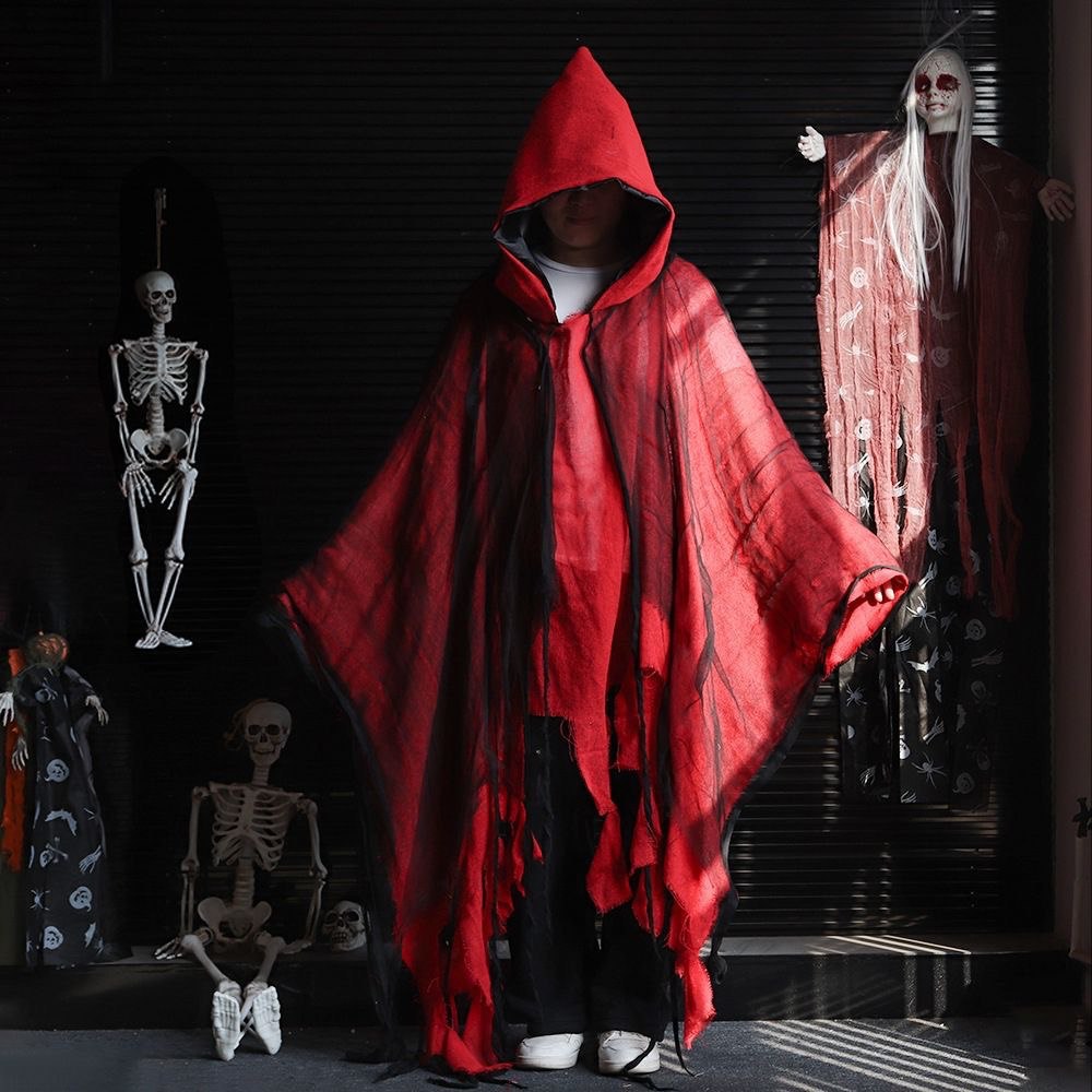 Halloween COS Skeleton Cape