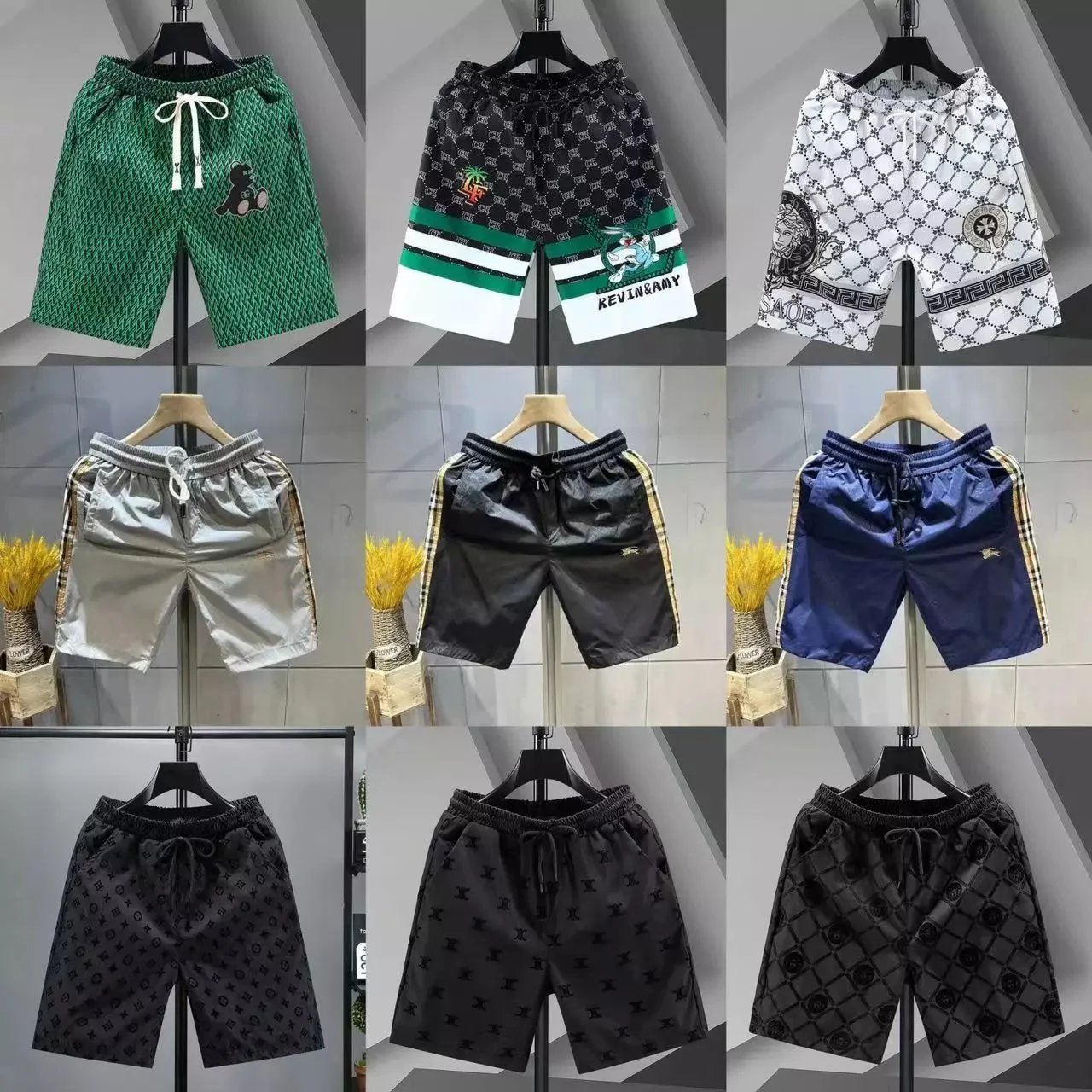:BURBERRY Loewe LV GUCI Versace Moncler shorts short pants collection （40 styles