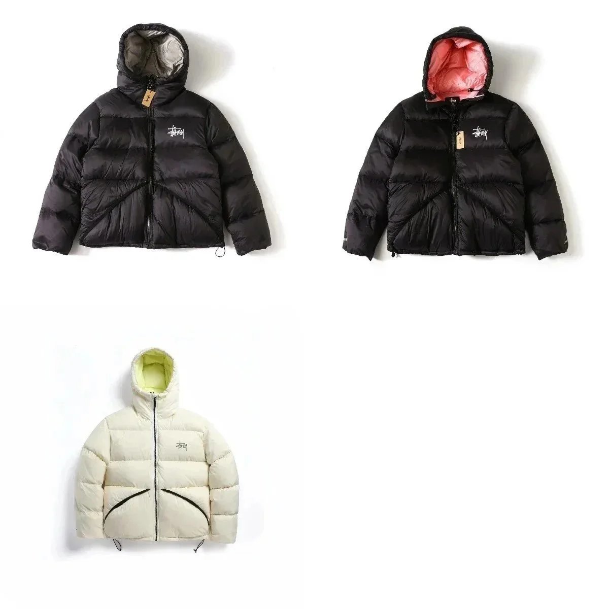 Stussy Puffer Jacket 3 styles