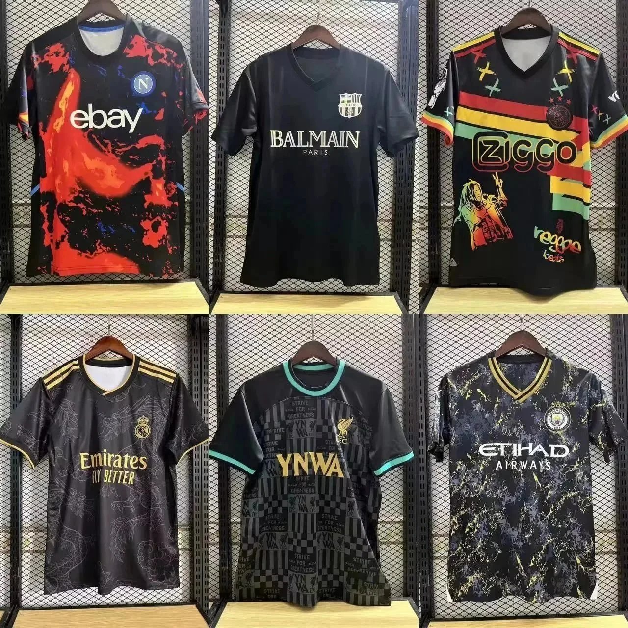 Real Madrid Barcelona Manchester City Jersey