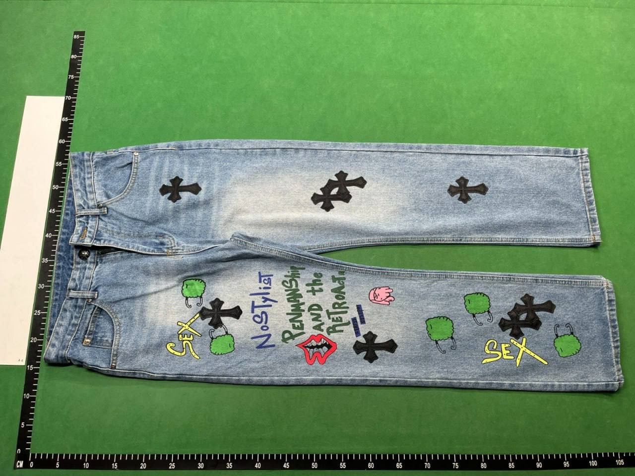 Chrome Hearts Cross Print Jeans/Shorts 38 styles