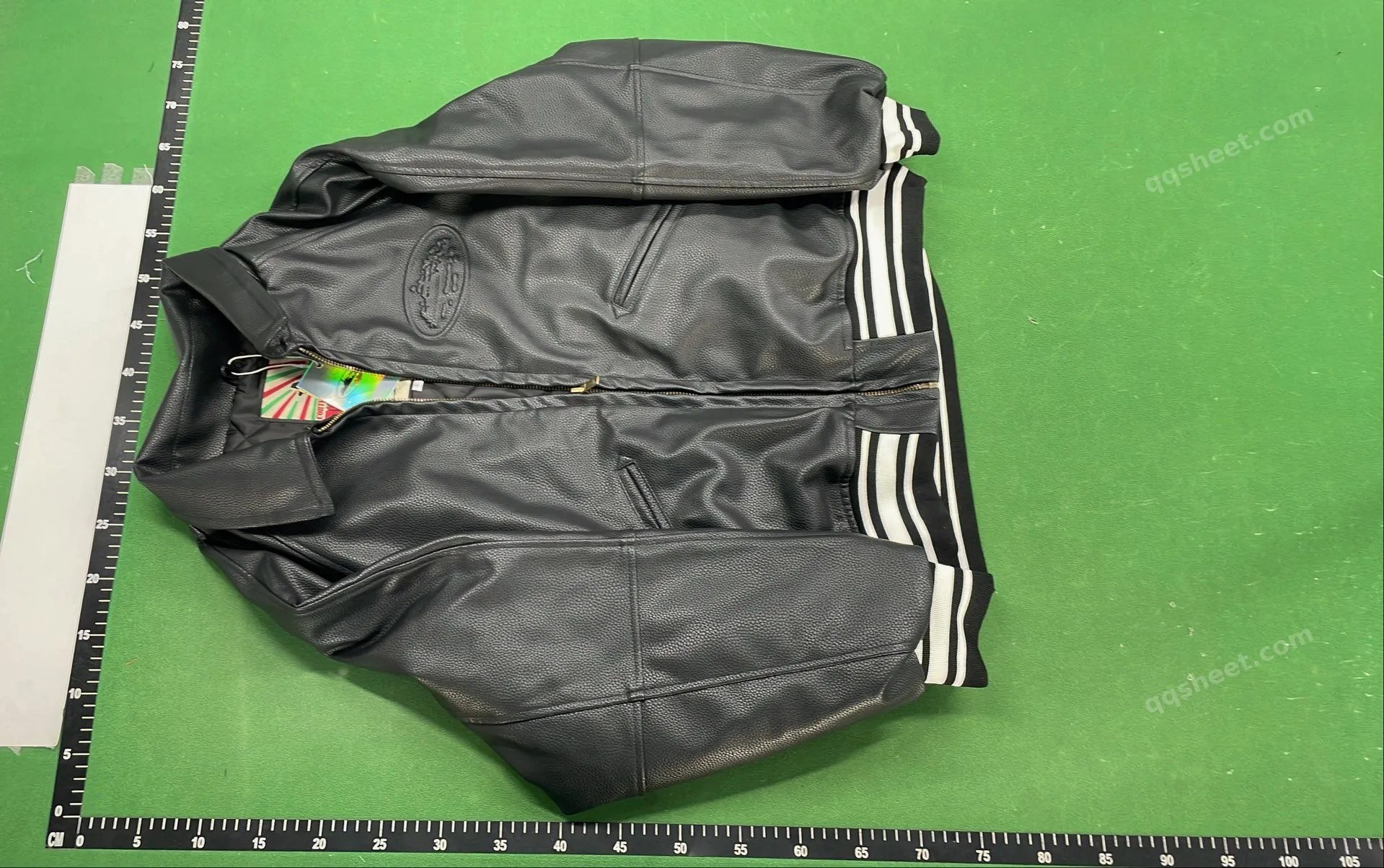 Stussy Better Than Never Leather Bomber Jacket