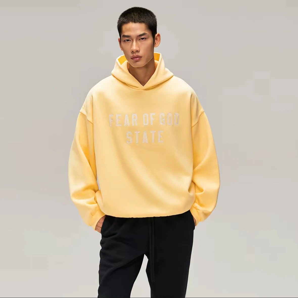 essentials news 2026 hoodie fear of god educate the young FU